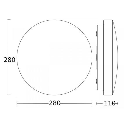 Steinel 079734 - LED Stropní svítidlo se senzorem RS 20 S LED/9,4W/230V 3000K IP44