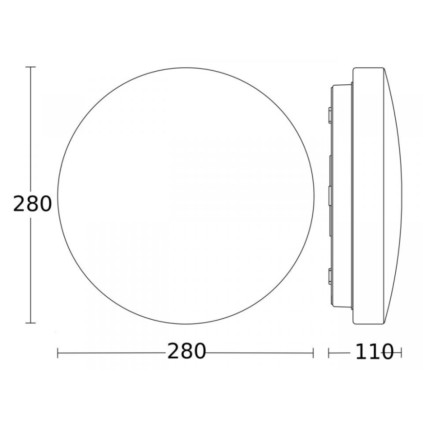 Steinel 079734 - LED Stropní svítidlo se senzorem RS 20 S LED/9,4W/230V 3000K IP44
