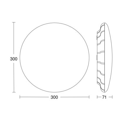 Steinel 081072 - LED Stropní svítidlo se senzorem RS PRO S10 SC LED/9,1W/230V 4000K