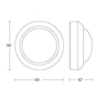 Steinel 081706 - Venkovní senzor pohybu IS 2360-3 ECO 230V IP54 černá