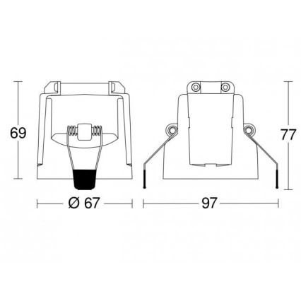 Steinel 087777 - Senzor pohybu podhledový MD-24 ECO COM1 360° bílá