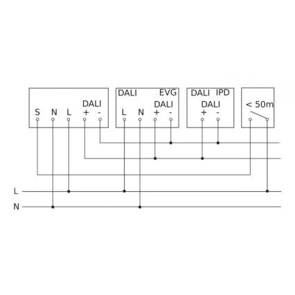 Steinel 088187 - Senzor pohybu s prezenčním čidlem PD-8 ECO DALI-2 360° černá