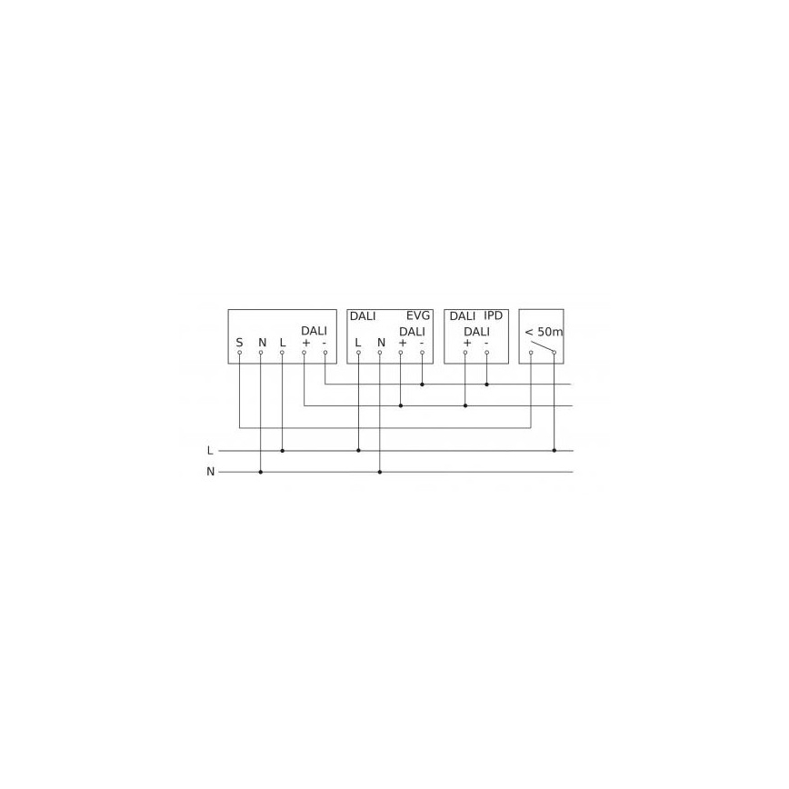 Steinel 088194 - Senzor pohybu s prezenčním čidlem PD-8 ECO DALI-2 360° bílá