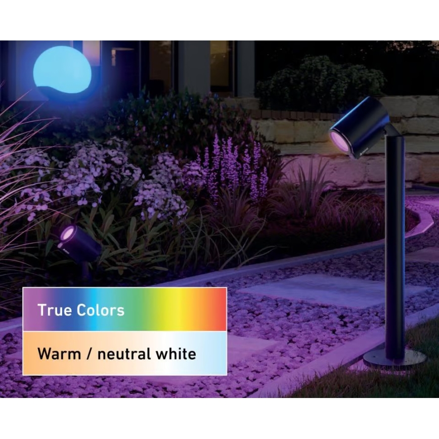 Steinel 089337 - LED RGBW Venkovní lampa LED/7,9W/24V IP65