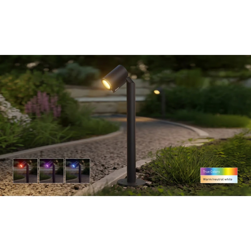 Steinel 089337 - LED RGBW Venkovní lampa LED/7,9W/24V IP65