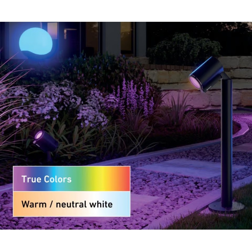 Steinel 089351 - LED RGBW Venkovní lampa LED/7,9W/24V IP65