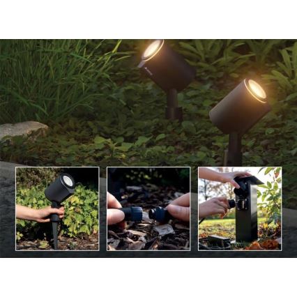 Steinel 093907 - Základní sada LED RGBW 2x Venkovní lampa LED/7,8W/24V IP65