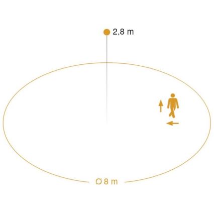 STEINEL 56032 - LED Koupelnové svítidlo se senzorem RS PRO LED/9,5W/230V IP54