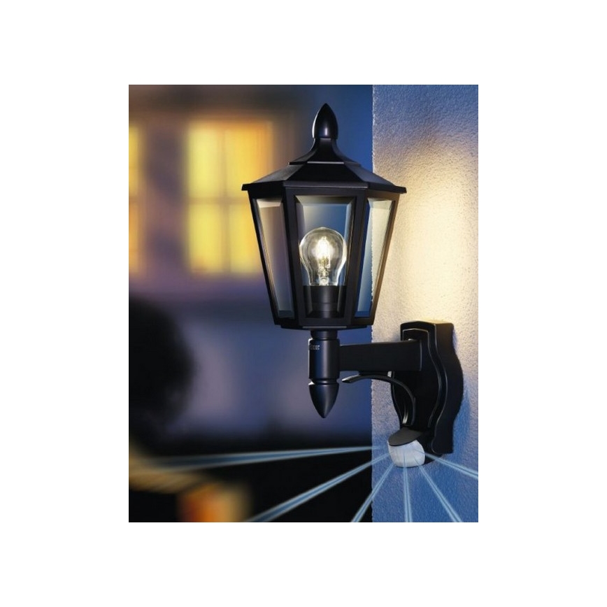 Steinel 617813 - Venkovní senzorové nástěnné svítidlo L 15 1xE27/60W/230V IP44
