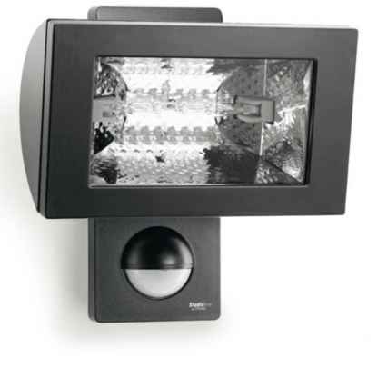 STEINEL 632717 - Halogenový reflektor se senzorem HS 502 černá