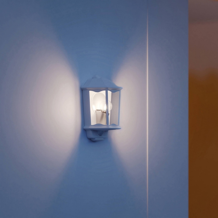 Steinel 644413 - Venkovní senzorové nástěnné svítidlo L 190 S 1xE27/100W/230V IP44