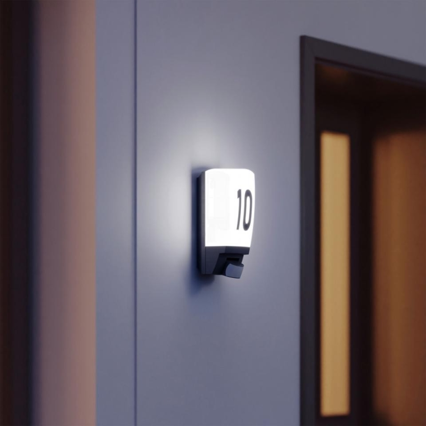 STEINEL 650513 - L1 Venkovní senzorová lampa bílá IP44