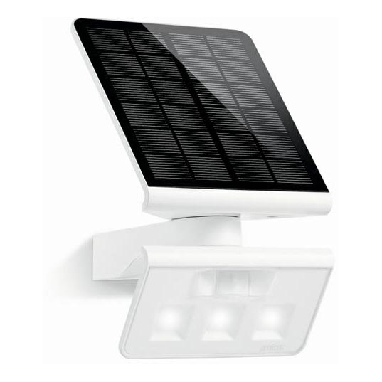 STEINEL 671006 - Solární senzorový LED-reflektor XSolar L-S 0,5W/LED bílá IP44