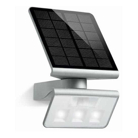 STEINEL 671013 - Solární LED-reflektor XSolar L-S 1,2W/LED stříbrná IP44