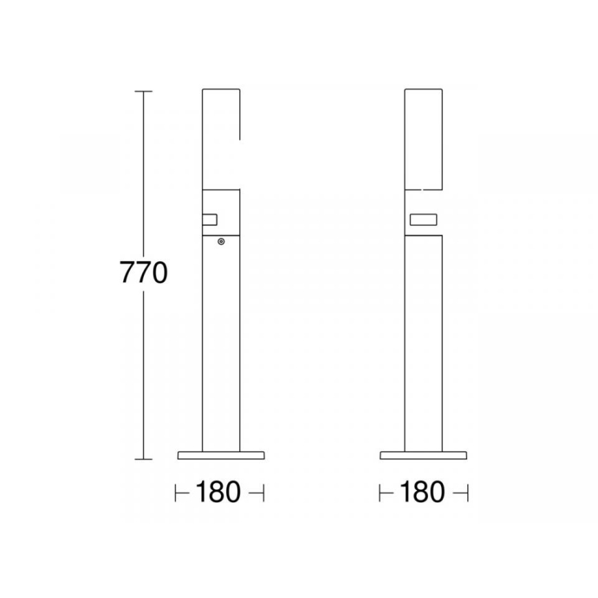 STEINEL 69476 - LED Venkovní lampa se senzorem GL 65 S LED/8,7W/230V IP44 3000K antracit
