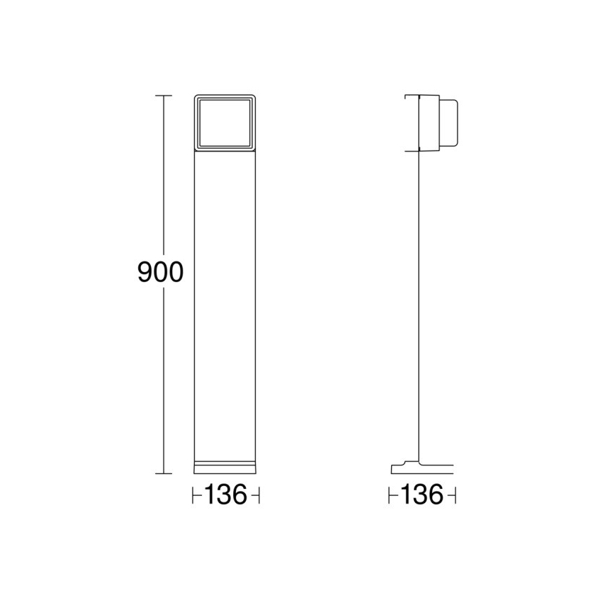 Steinel 078683 - LED Stmívatelná venkovní lampa se senzorem GL 85 SC 900 LED/9W/230V IP44