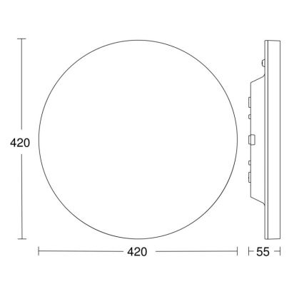 Steinel-LED Stmívatelné svítidlo se senz.RSPROR30QBASICSC 23,26W/230V IP40 4000K