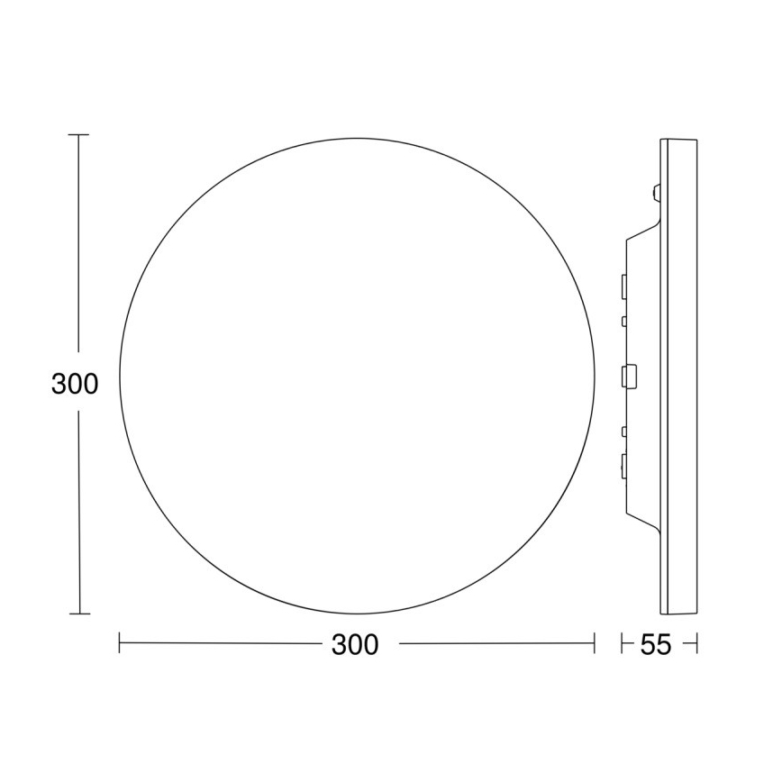 Steinel 067809 - LED Stmívatelné stropní svítidlo se senzorem RS PRO R10 BASIC SC LED/8,5W/230V 4000K IP40