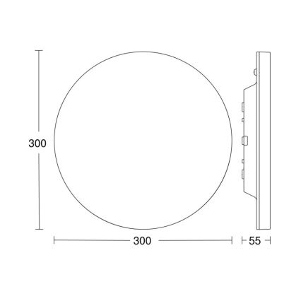 Steinel 067700 - LED Stmívatelné stropní svítidlo se senzorem RS PRO R10 PLUS SC 8,5W/230V IP40 4000K