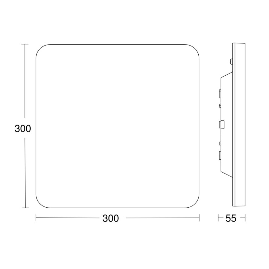 Steinel - LED Stmívatelné stropní svítidlo se senzorem RSPROR20BASICQ 15,3W/230V IP40 3000K