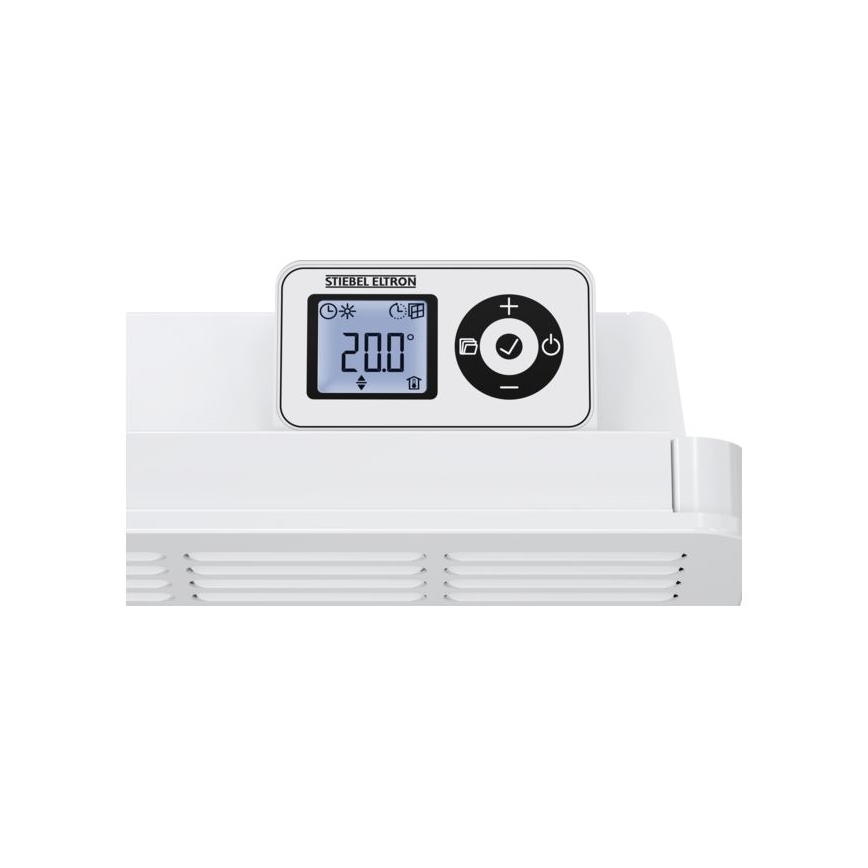 Stiebel Eltron - Nástěnný konvektor s LCD displejem a elektronickým termostatem 1000W/230V IP24
