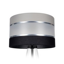 Stínidlo CORAL pro stojací lampu černá/šedá/chrom