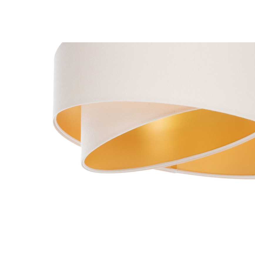 Stínidlo univerzální GALAXY E27 pr. 45 cm bílá/zlatá