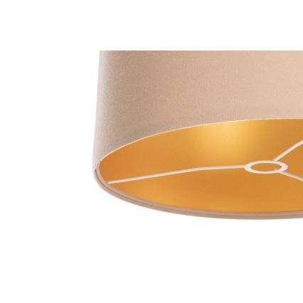 Stínidlo univerzální STANDART E27 pr. 45 cm béžová/zlatá