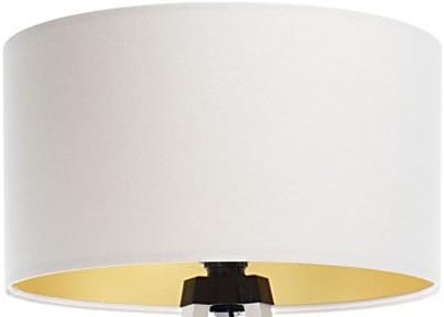 Stínidlo univerzální STANDART E27 pr. 45 cm bílá/zlatá