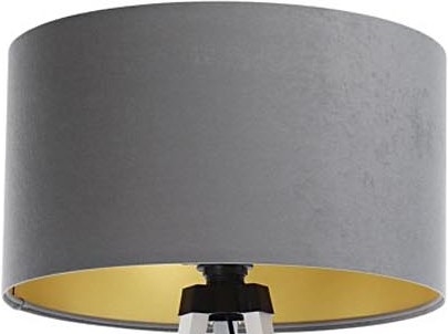 Stínidlo univerzální STANDART E27 pr. 45 cm šedá/zlatá