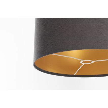 Stínidlo univerzální STANDART E27 pr. 45 cm šedá/zlatá