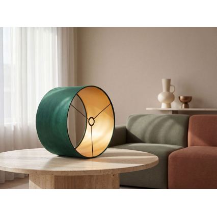 Stínidlo univerzální STANDART E27 pr. 45 cm zelená/zlatá