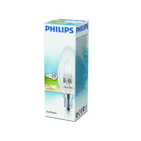 Stmívatelná halogenová žárovka Philips E14/28W/230V 2800K