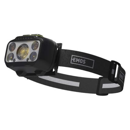 Stmívatelná nabíjecí čelovka LED/3xAAA/1000 mAh 3,7V