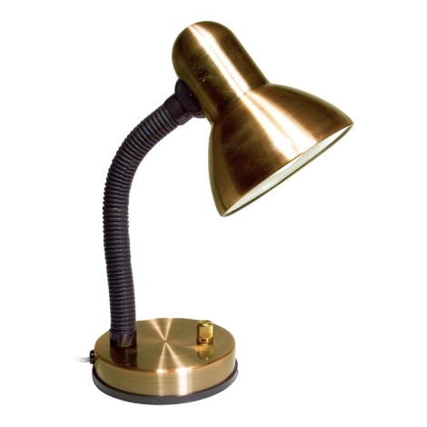 Stmívatelná stolní lampa KADET -S 1xE27/40W patina