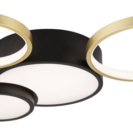 Stmívatelné stropní svítidlo ALIZEE LED/30W/230V 3000-6500K černá/zlatá
