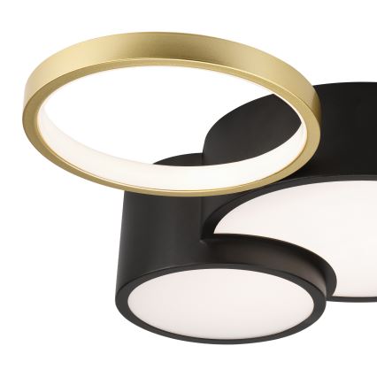 Stmívatelné stropní svítidlo ALIZEE LED/30W/230V 3000-6500K černá/zlatá