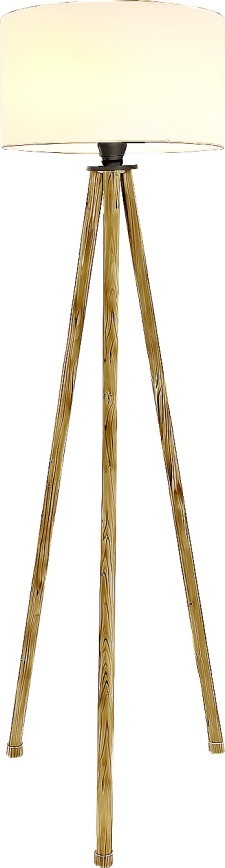 Stojací lampa 1xE27/40W/230V béžová/bílá