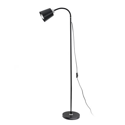 Stojací lampa 1xE27/40W/230V černá