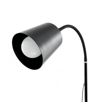 Stojací lampa 1xE27/40W/230V černá