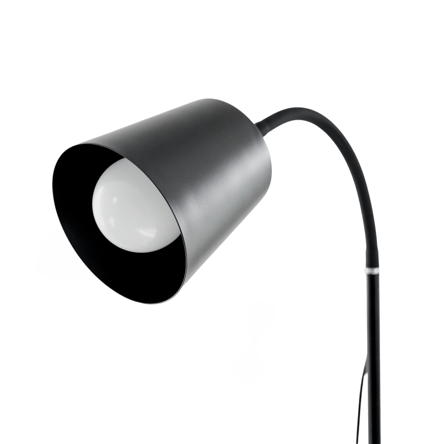Stojací lampa 1xE27/40W/230V černá