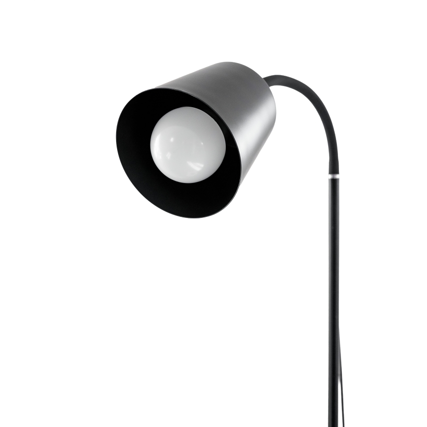 Stojací lampa 1xE27/40W/230V černá