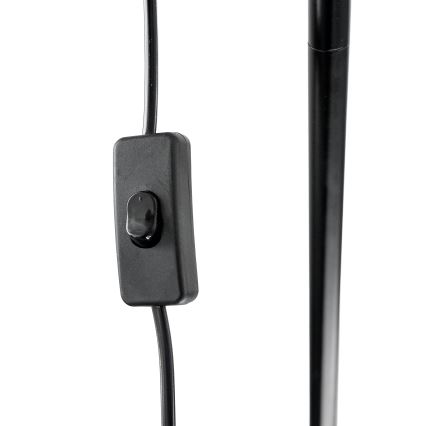 Stojací lampa 1xE27/40W/230V černá