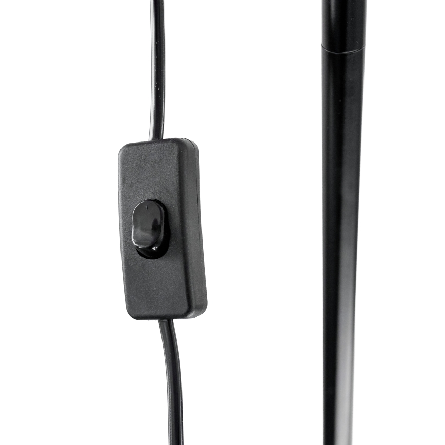 Stojací lampa 1xE27/40W/230V černá