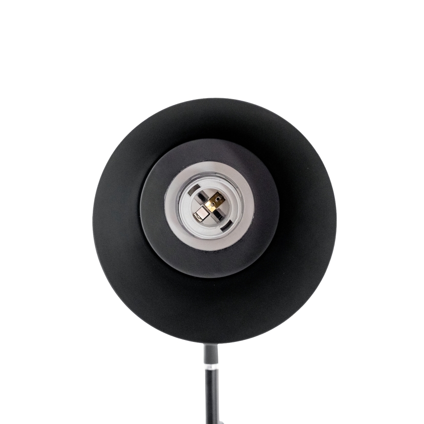 Stojací lampa 1xE27/40W/230V černá