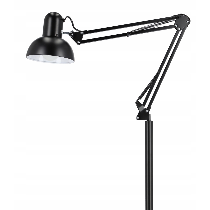 Stojací lampa 1xE27/40W/230V černá