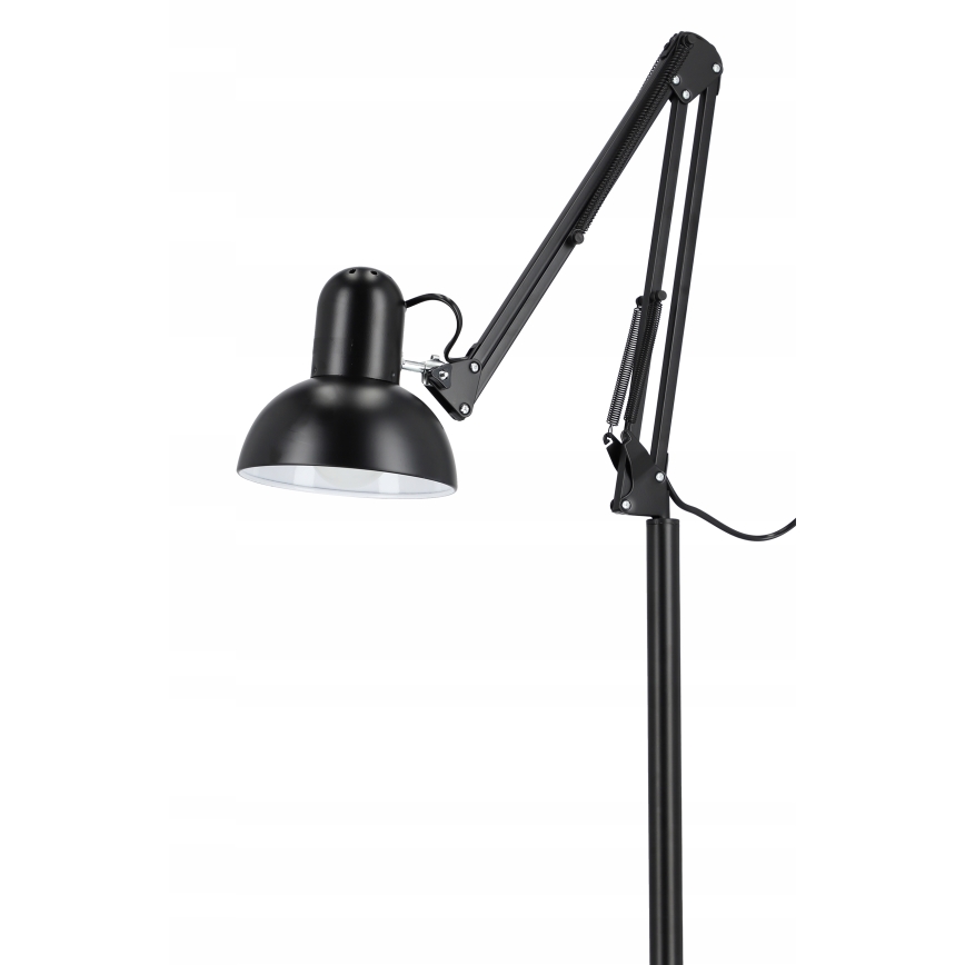 Stojací lampa 1xE27/40W/230V černá