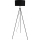 Stojací lampa 1xE27/40W/230V černá