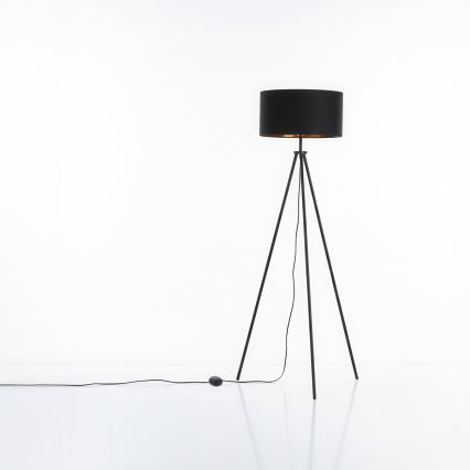 Stojací lampa 1xE27/40W/230V černá