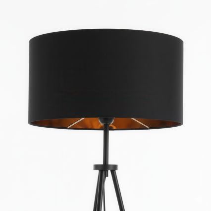 Stojací lampa 1xE27/40W/230V černá